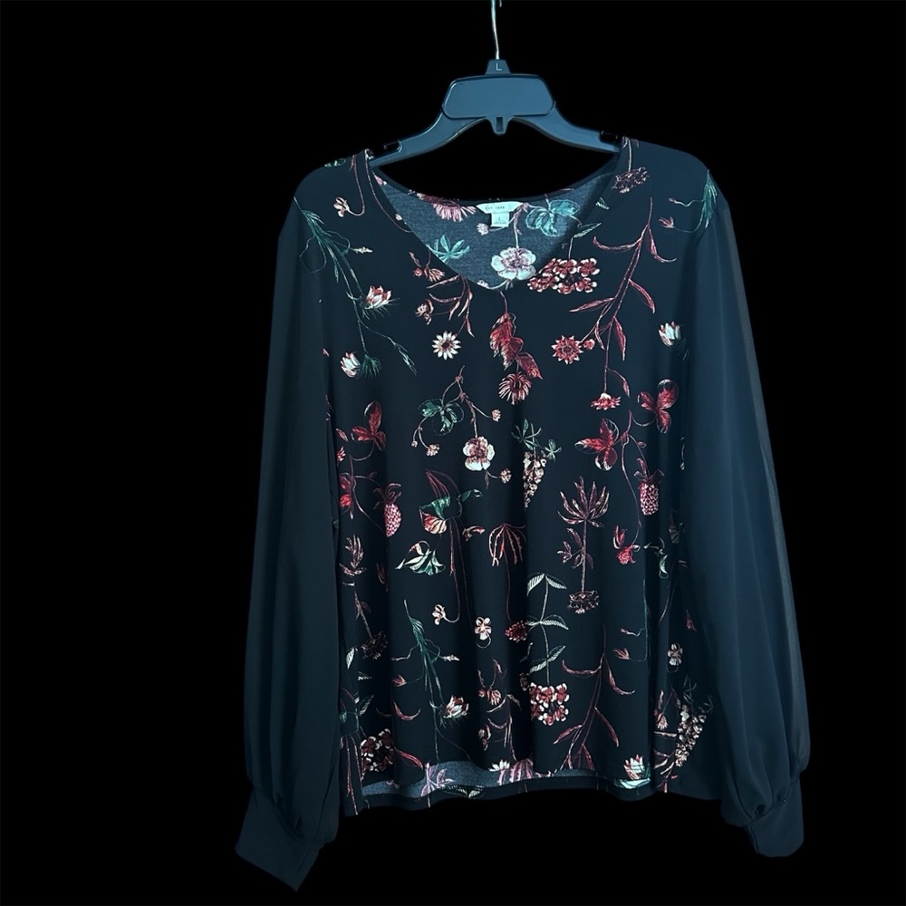 Cato Size L floral‎ blouse